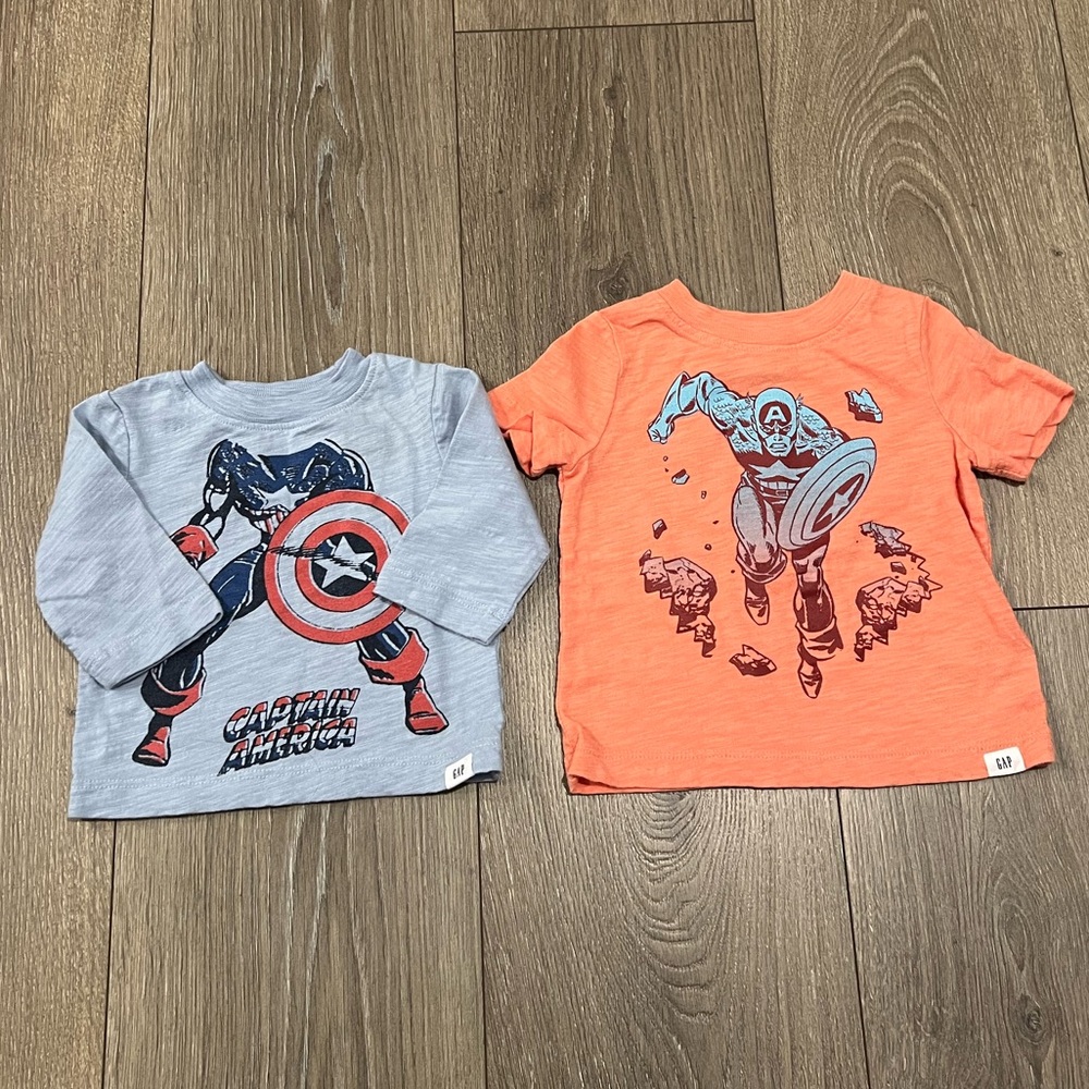 Captain America Graphic Tees